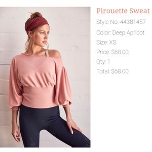 Free People - Cropped sweatshirt